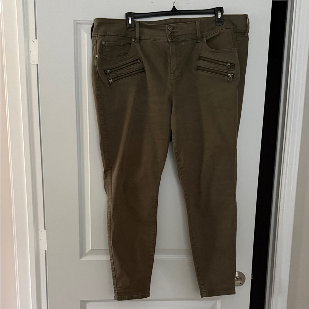 Torrid Jeggings - Olive Women's Jeans